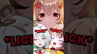 Cece and Gigi AGGRESSIVELY licking Mumei😭【HOLOLIVE  EN】