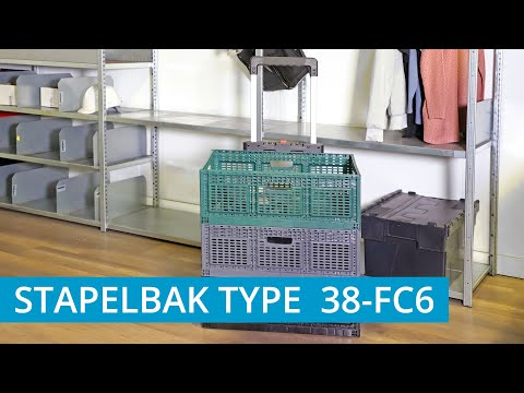 Vouwkratten wanden + bodem geperforeerd