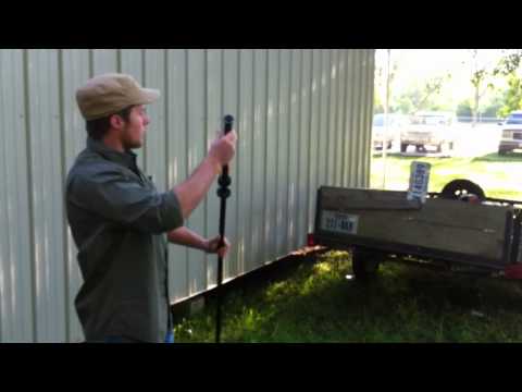Cold Steel .625 Blowgun vs. License Plate