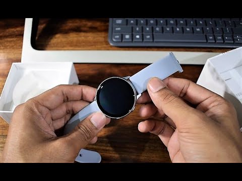 Samsung galaxy watch active 2-Crown Silver- Aluminium-Bluetooth version-Quick unboxing and pairing
