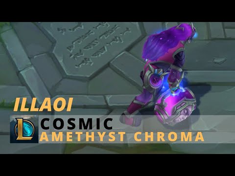 Cosmic Illaoi Amethyst Chroma - League Of Legends