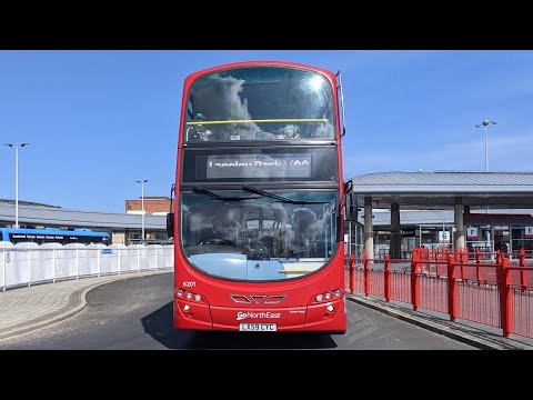 Bus Journey | Go North East Wright Gemini 3 On the XLines X20 Service to Sunderland