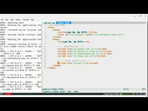 Miguel Grinberg - Look Ma, No HTTP!