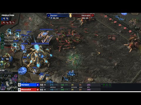 Starcraft II DreamHack Masters 2022 Valencia Jul1 Harstem(P) v MeomaikA(Z) Game 2 Tropical Sacrifice