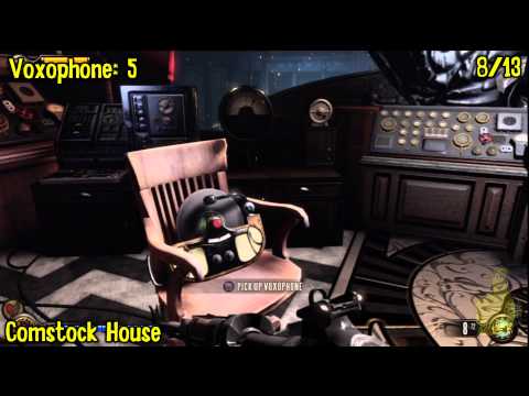 Bioshock Infinite: All Collectibles Locations - Part 15 (Voxophones, Sightseers, Infusions) -HTG