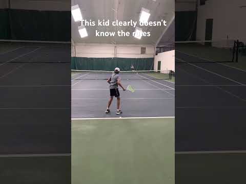 This kid clearly doesn’t know the rules