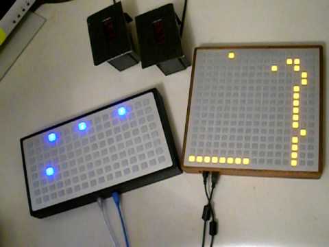 interclock track - monome 80h + monome 256