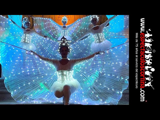 Vídeo relacionado con FHGSPQWM 1 bufanda de baile iluminada con LED para espectáculos de escenario y danza del vientre con efectos de luz coloridos, bufanda de celebración LED recargable