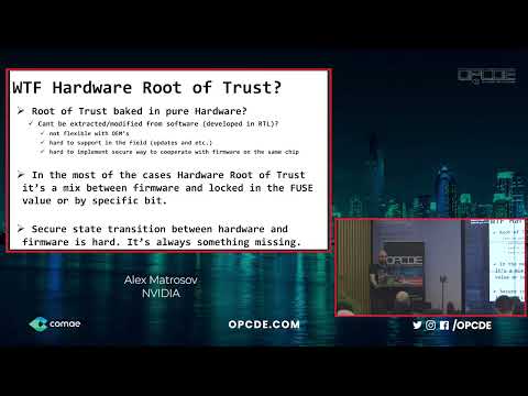 Modern Secure Boot Attacks   Alex Matrosov