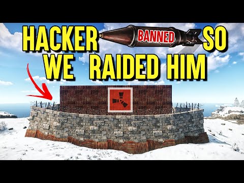 RUST RAIDING A HACKER BASE AFTER THEY GOT BANNED ! *BIG LOOT*
