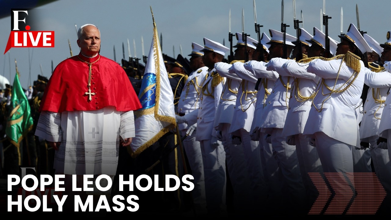 POPE LEO LIVE: Pope Leo holds Holy Mass in Kilamba | Pope Leo's Africa Visit