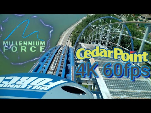 Millennium Force Front Row POV | Cedar Point (4K 60fps) 6/28/2022
