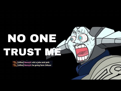 Everyone Blames Me When I Pick Sven Mid(sven broken builds)