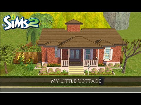 The Sims 2  | Small + Cute Cozy Cottage House Tour -  Minimal CC items!