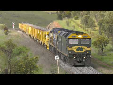 Alco 8026, ARTC Ballast Train & Mt Lofty Cross - Adelaide Hills Rail Movements
