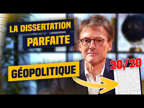 La dissertation PARFAITE en géopo (avec Frédéric Munier)