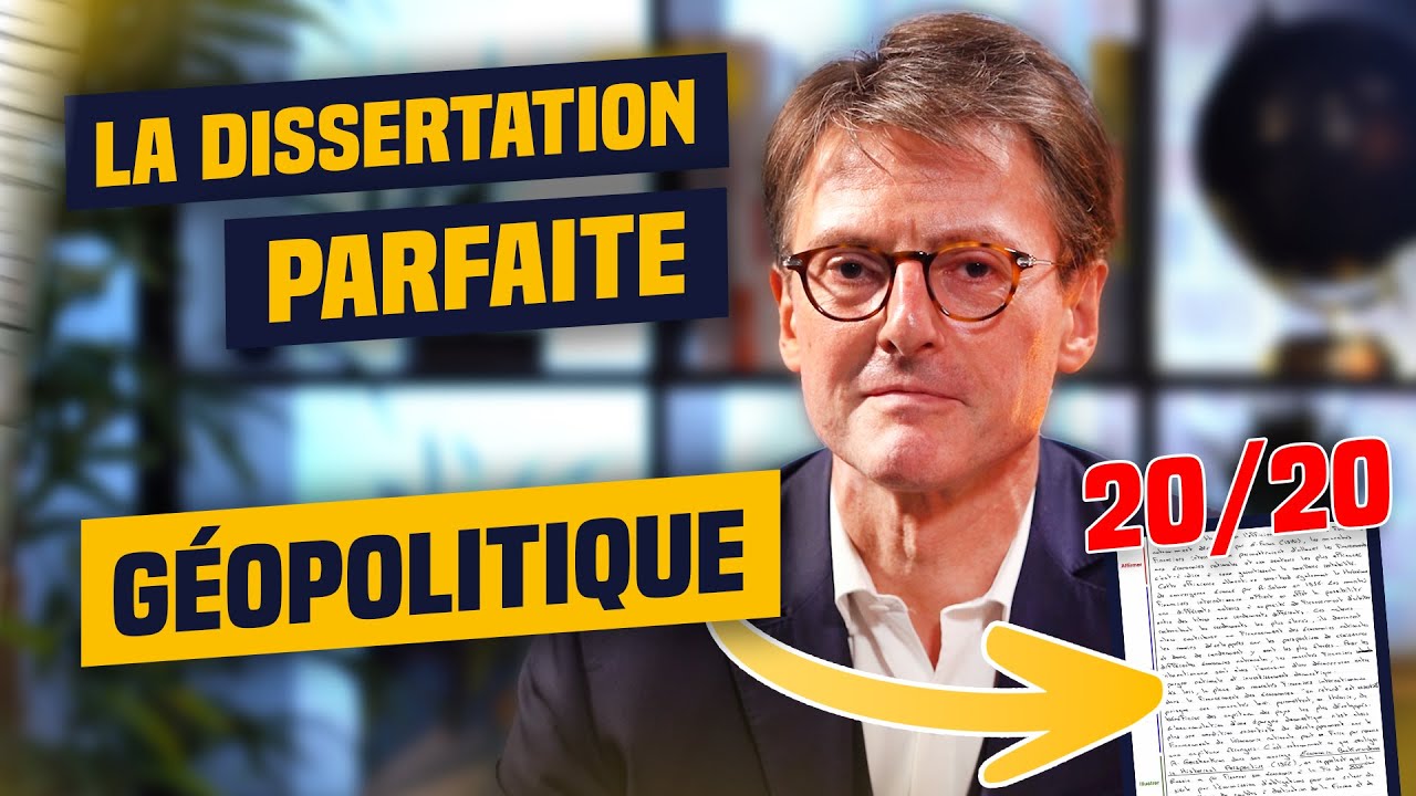 La dissertation PARFAITE en géopo (avec Frédéric Munier)