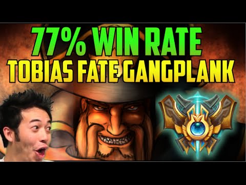 77% WIN RATE BEST GANGPLANK IN THE WORLD BUILD GUIDE- Tobias Fate NA Challenger (League of Legends)
