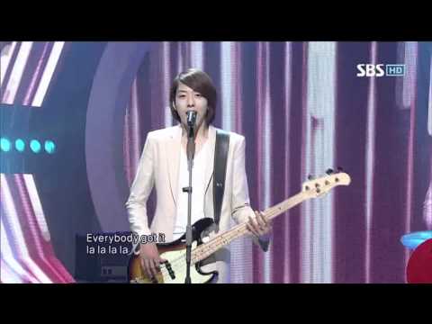 CNblue - Love (씨앤블루 - Love) Rock ver @ SBS Inkigayo 인기가요 100711