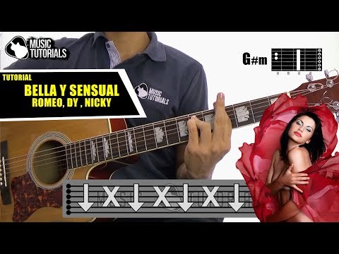 Cómo tocar Bella y Sensual de Romeo Santos, DY y Nicky Jam en Guitarra | Tutorial + PDF GRATIS