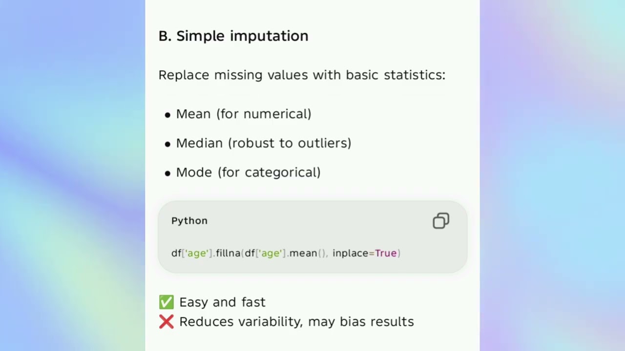AD25201 UNIT 3 Handling missing data