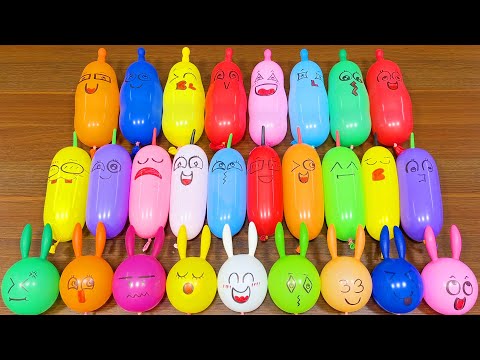 Making FLUFFY Slime with FUNNY BALOONS !!!Satisfying Slime Video #258