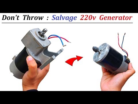 Do Not Throw Away your Car Power Window Motor 12v 10 Amps DC Motor Salvage DIY