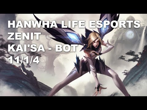 Hanwha Life Esports Zenit Bot Kai'Sa vs Ezreal - KR Grandmaster Patch 10.9