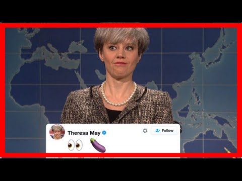 TOP NEWS - Theresa may access the snl weekend Update to talk about his twitter feud with donald tru