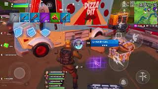 【Fortniteモバイル】スクワッドでワンチームビクロイ！！