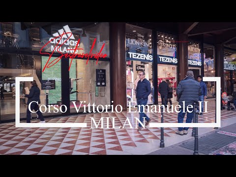 Passeio a pé pela rua Milano: compras no Corso Vittorio Emanuele II