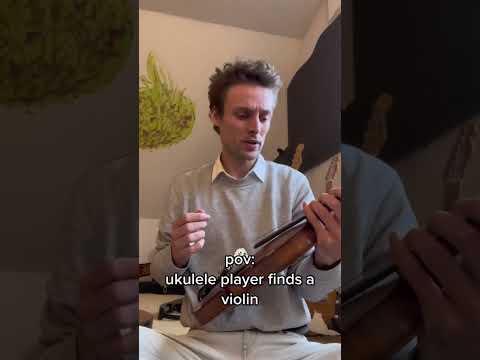 Ukulele Player Finds A Violin