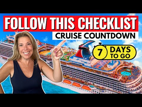 21 Things to Do the Last Week Before your Cruise