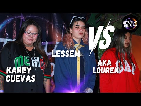 🔥BATALLON | Karey Cuevas vs Lessem vs Aka Louren | Octavos | Batallas de rap Estrellas del Flow🎄