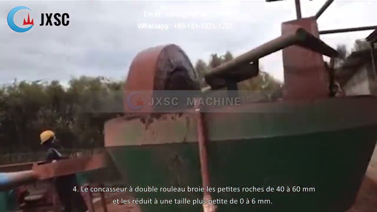 Traitement De L'or De Roche De 3TPH