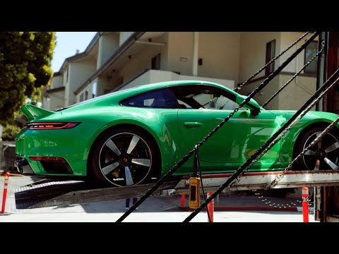 ASMR Delivery Vibes 🛠️ | Rare Porsche 911 Sport Classic Monterey Car Week 🎧💚