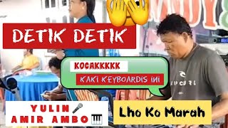 Download lagu LHO KO MARAH || VOC YULIN || KEYBOARDIS KOCAK AMIR AMBO || Live Musik NINDY ELECTONE mp3