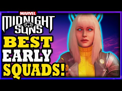BEST EARLY TEAMS IN MIDNIGHT SUNS! | BEST SQUADS IN MIDNIGHT SUNS