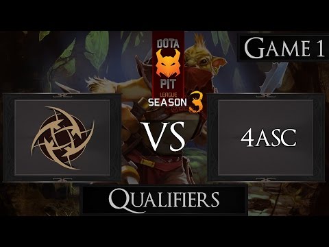 Dota 2 4ASC vs NiP | Dota PIT Season 3