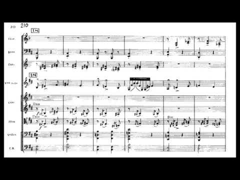Maurice Ravel - Tzigane for Violin and Orchestra (1924) [Score-Video]