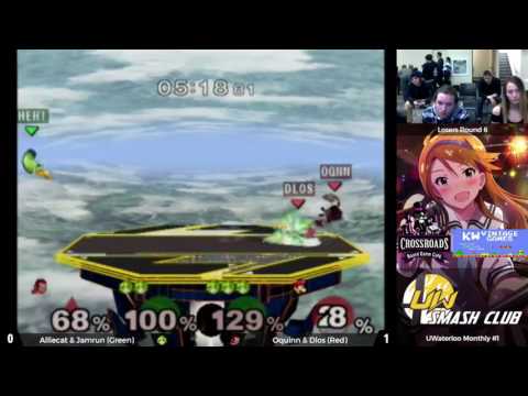 UWaterloo Melee Monthly #1 Doubles Losers Round 6 Alliecat and Jamrun vs Oquinn and DLos