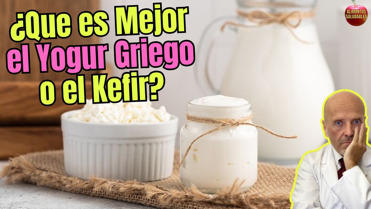 🥛💥¿CUAL TIENE MAS BENEFICIOS PARA TU SALUD EL YOGUR GRIEGO O EL KEFIR?🥛💥