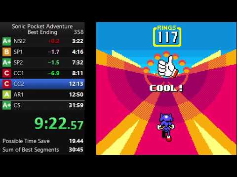 Sonic Pocket Adventure - Best Ending Speedrun in 31:28 [Current World Record]