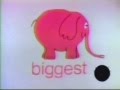 Classic Sesame Street Big Bigger Biggest Three Red Elephants