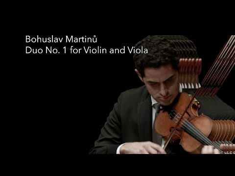 Martinů: Duo No. 1 for Violin and Viola, “Three Madrigals” I. Poco allegro