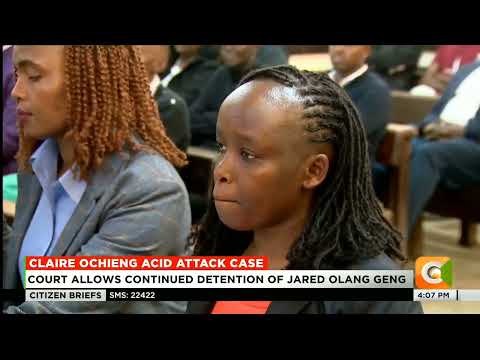 Court allows continued detention of suspect in Claire Ochieng acid attack