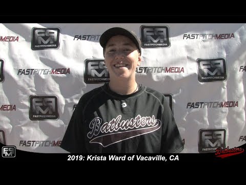 2019 Krista Ward Third Base and Outfield plus Live Game Footage - Batbusters