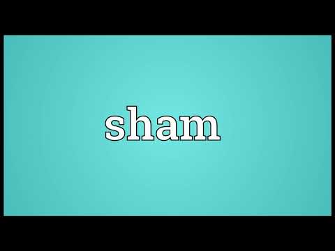 Sham Meaning