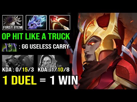 1 DUEL 1 VICTORY Crazy Return DPS 100% Counter Ursa with First Item Legion Commander Dota 2