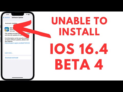 Unable To Install iOS 16.4 Beta 4 😩😩